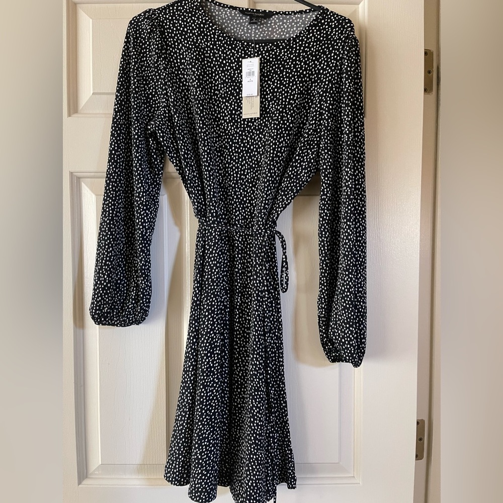 NWT Banana Republic Sz S black/white dress